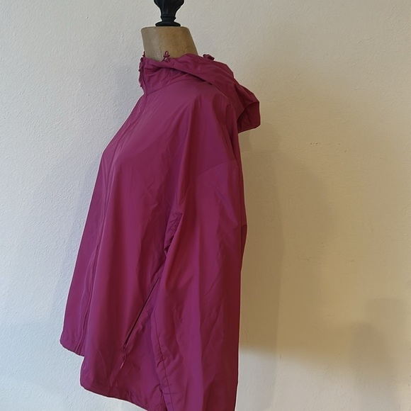 Uniqlo sz M pocketable parka pink like new condition lightweight pack travel - Picture 2 of 6